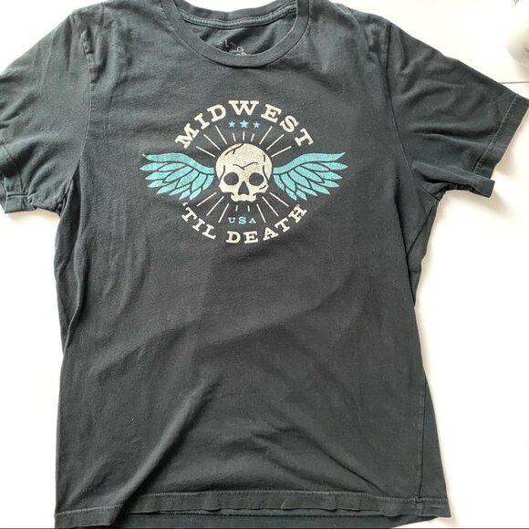 Midwest ‘til Death skull T-shirt - Picture 6 of 6